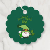 St. Patrick's Day Kabouter Groene Cadeaubijlage Bedankjes Labels (Achterkant)