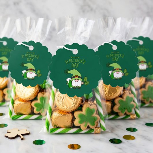 St. Patrick's Day Kabouter Groene Cadeaubijlage Bedankjes Labels
