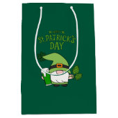 St. Patrick's Day Kabouter Groene Cadeautas (Voorkant)