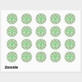 St. Patrick's Day Kabouter Groene Sticker (Vel)
