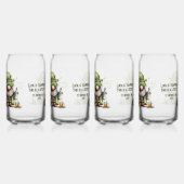 St. Patrick's Day Kabouter Illustratie met Klaver Blikvorm Glas (Rechts)