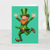 St. Patrick's Day kabouter Kaart (Voorkant)