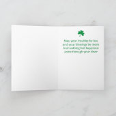 St. Patrick's Day kabouter  Kaart (Binnen)