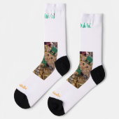 St. Patrick's Day Kabouter Kat Sokken (Links)