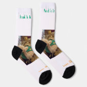 St. Patrick's Day Kabouter Kat Sokken (Rechts)