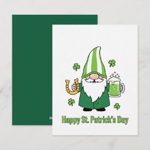 St. Patrick's Day Kabouter Lucky Kaart