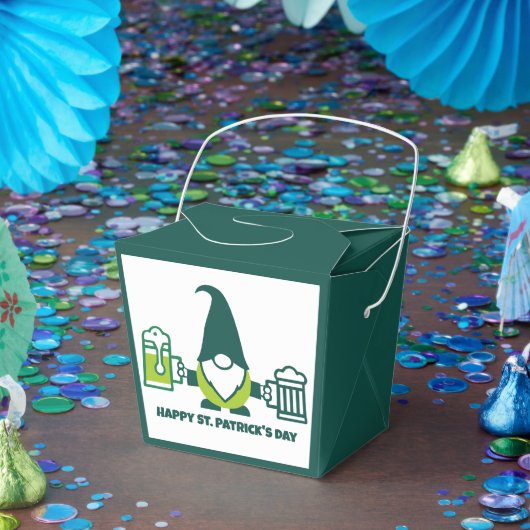 St. Patrick's Day Kabouter met Bierpul Bedankdoosjes (Feest)
