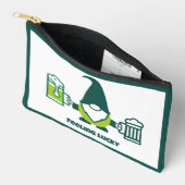 St. Patrick's Day Kabouter met Bierpul Etui (Open)