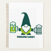 St. Patrick's Day-kabouter met bierpul Planner (Voorkant)