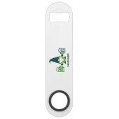 St. Patrick's Day Kabouter met Bierpul Speed Flessenopener (Voorkant)