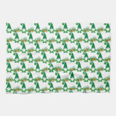 St. Patrick's Day Kabouter met Bierpul Theedoek (Horizontaal)