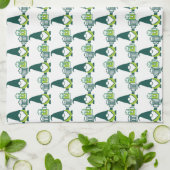 St. Patrick's Day Kabouter met Bierpul Theedoek (Gevouwen)