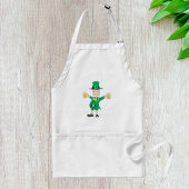 St. Patrick's Day kabouter met bierpullen Standaard Schort
