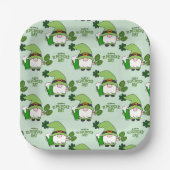 St. Patrick's Day Kabouter Papieren Bord (Voorkant)