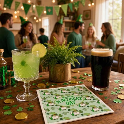 St. Patrick's Day Kabouter Servetten