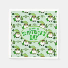 St. Patrick's Day Kabouter Servetten