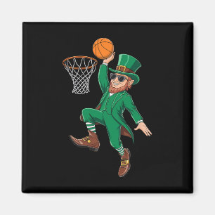 St. Patrick's Day Kabouter speelt Skeletspeler Magneet