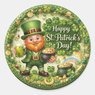 St. Patrick's Day Kabouter Sticker Set