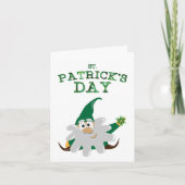 St. Patrick's Day Kabouter Vakantietkaart Feestdagen Kaart (Voorkant)