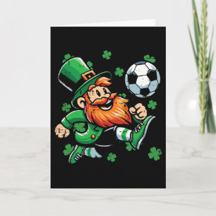 St Patricks Day Kabouter Voetbal Saint Paddys Voet Kaart