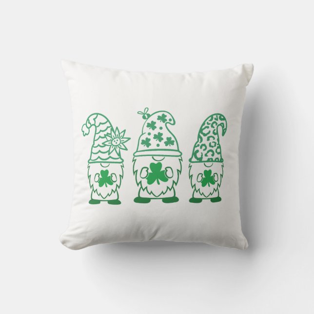 St. Patrick's Day Kabouters-67845 Kussen (Voorkant)