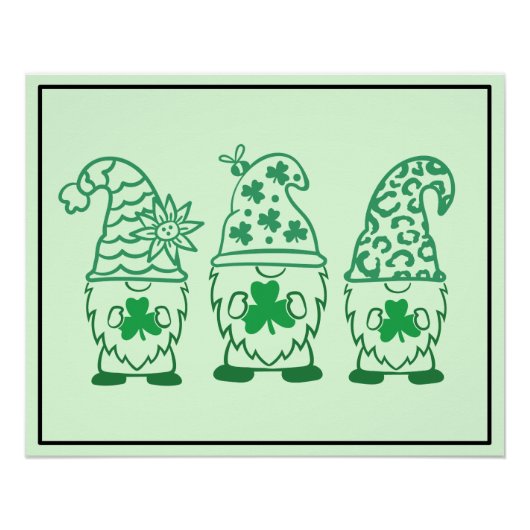 St. Patrick's Day Kabouters-67845 Perfect Poster (Voorkant)