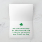 St. Patrick's Day Kabouters Feestdagen Kaart (Binnen)