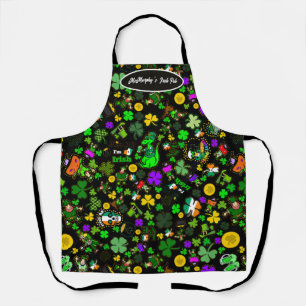 St. Patrick's Day Kabouters Geluks Persoonlijk Schort