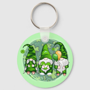 St. Patrick's Day Kabouters Shamrock Kabouters-549 Sleutelhanger