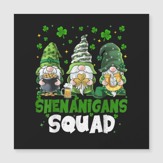 St Patricks Day Kabouters Shenanigans Squad Heilig (Voorkant)