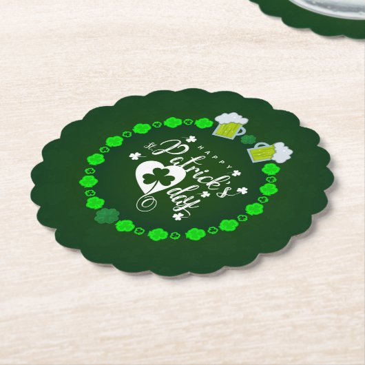 St Patrick's Day  Kartonnen Onderzetters (Gekanteld)