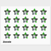 ST PATRICK'S DAY KAT MET GROENE IERSE BIERSTER STER STICKER (Vel)