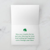 St. Patrick's Day Katten Kaart (Binnen)