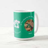 St. Patrick's Day kattenfoto speciale mok (Voorkant rechts)