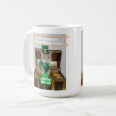 St. Patrick's Day kattenhumor Koffiemok (Voorkant links)