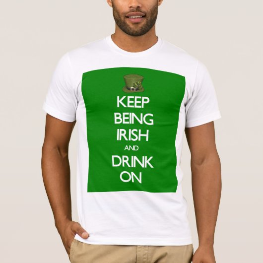 St. Patrick's Day Keep Irish T-shirt (Voorkant)