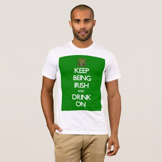 St. Patrick's Day Keep Irish T-shirt (Voorkant volledig)