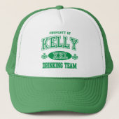 St Patricks Day Kelly Irish Drink Team Trucker Pet (Voorkant)