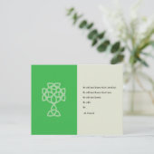 St. Patrick's Day Keltisch Kruis | St. Patrick cit Feestdagenkaart (Staand voorkant)