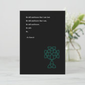 St. Patrick's Day Keltisch Kruis | St. Patrick cit Feestdagenkaart (Staand voorkant)