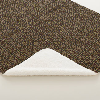 St. Patrick's Day Keltische Knoop Sherpa Dekbed Deken
