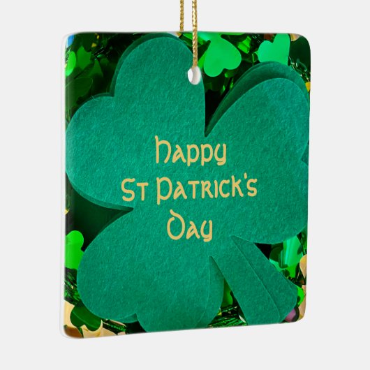 St Patrick's Day Keramisch Ornament (Rechts)