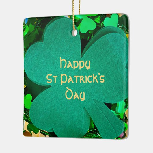 St Patrick's Day Keramisch Ornament (Links)
