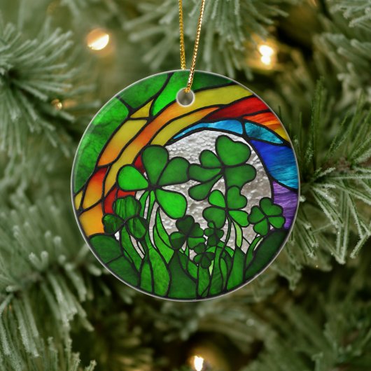 St Patricks Day Keramisch Ornament (Boom)