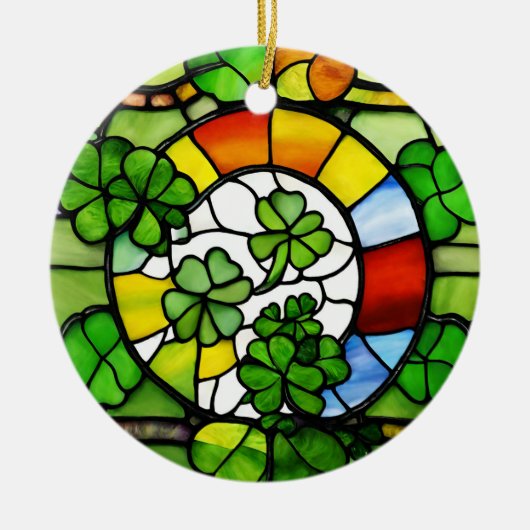 St Patricks Day Keramisch Ornament (Voorkant)