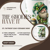 St. Patrick's Day Keramische Mok