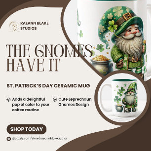 St. Patrick's Day Keramische Mok