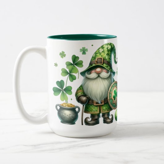 St. Patrick's Day Keramische Mok (Links)