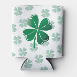St. Patrick's Day Kermis Lucky Four Leaf Clover Blikjeskoeler