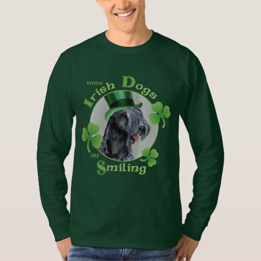 St. Patrick's Day Kerry Blue Terrier T-shirt (Voorkant)